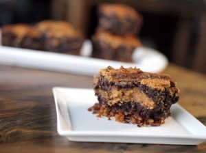 Chocolate Peanut Butter Pretzel Brownies