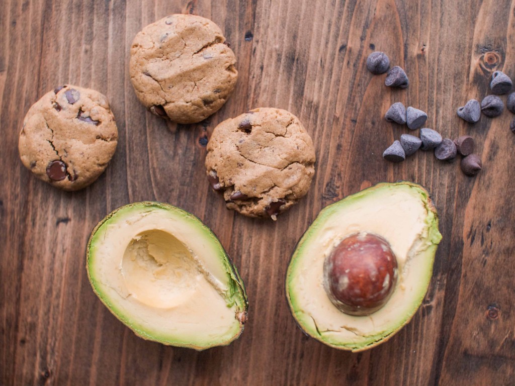 Vegan Avocado and Peanut Butter Cookies from Veggie and the Beast