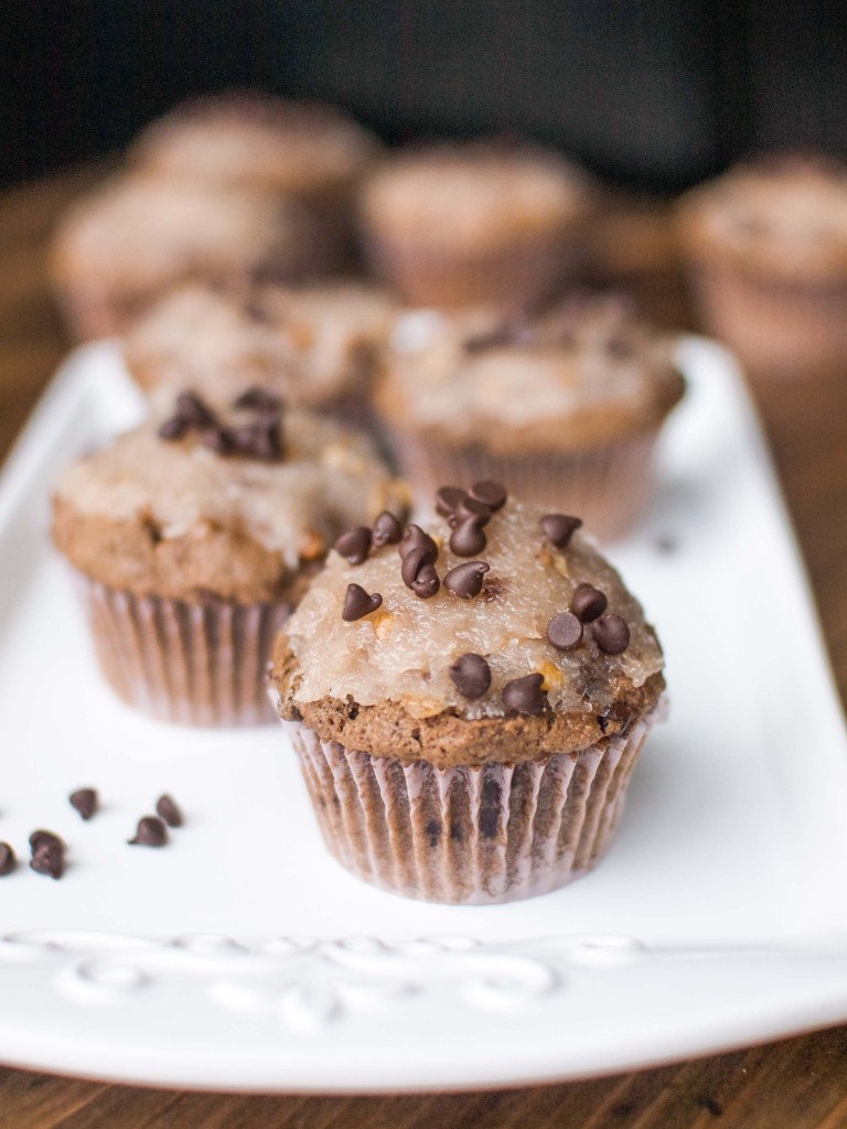 German Chocolate Cake Muffins by Veggie and the Beast