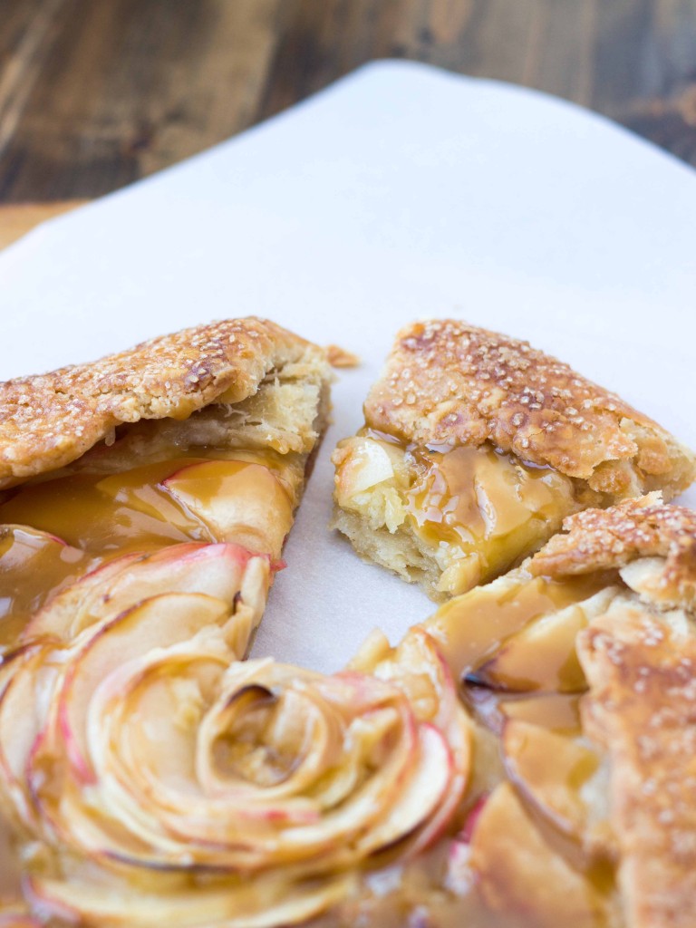 Caramel Apple and Brie Galette | Veggie and the Beast