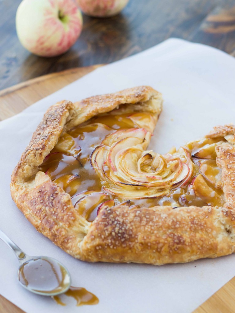 Caramel Apple and Brie Galette | Veggie and the Beast