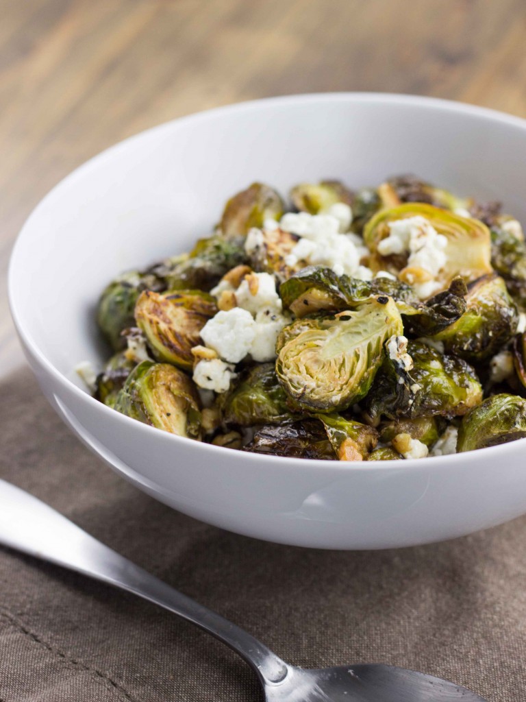 Lemon Thyme Roasted Brussels Sprouts | Veggie and the Beast