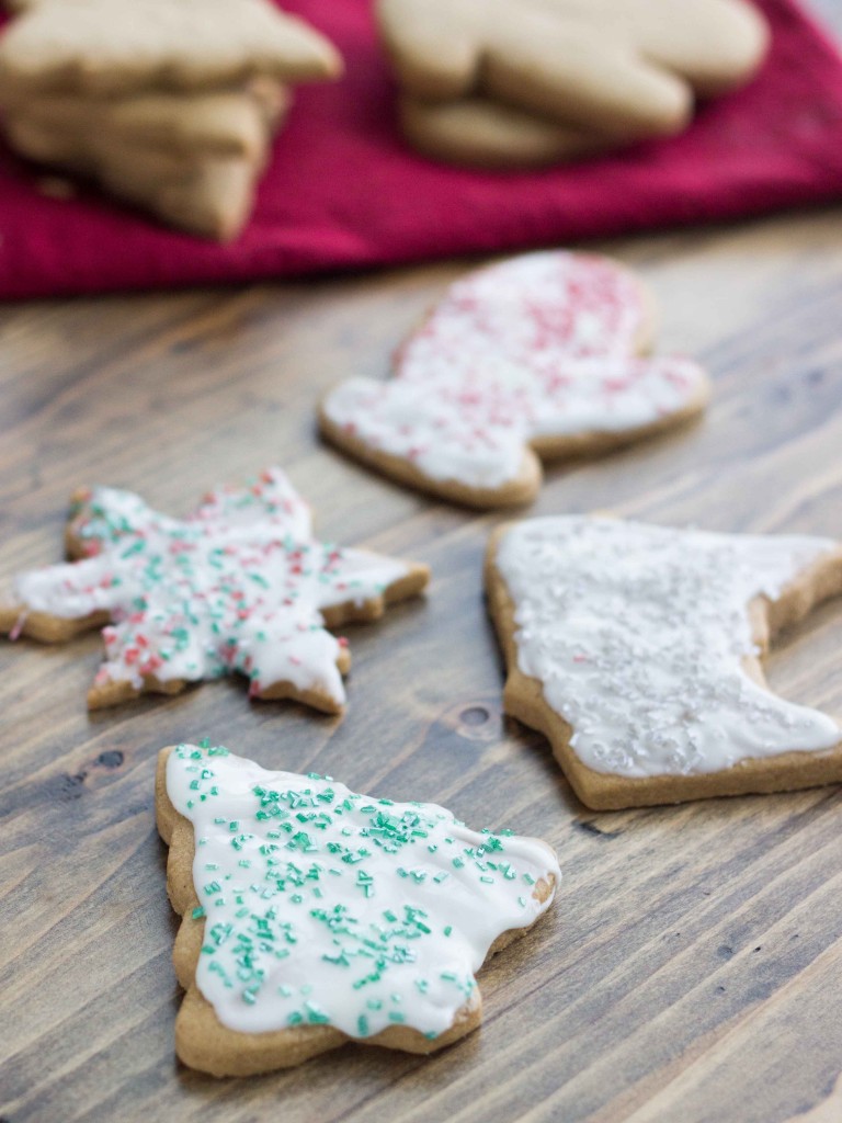 Coconut Oil Whole Wheat Cutout Cookies | Veggie and the Beast