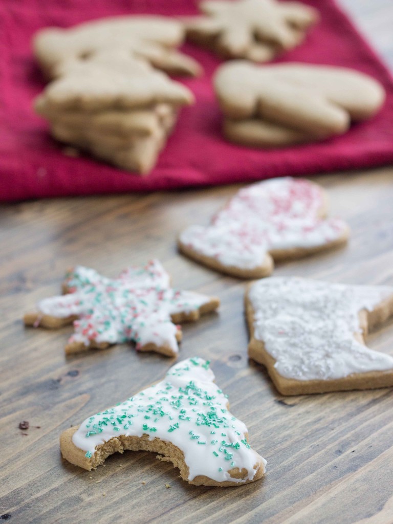 Coconut Oil Whole Wheat Cutout Cookies | Veggie and the Beast