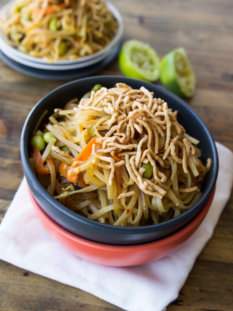 Easy Vegetable Chow Mein | veggieandthebeastfeast.com