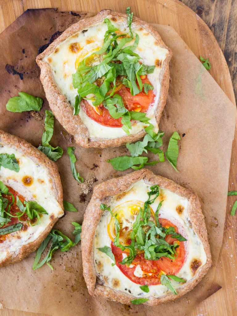 Grilled Tomato and Lemon Mascarpone Galettes | veggieandthebeastfeast.com