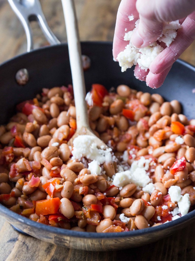 Spicy Salsa and Bean-Stuffed Poblanos | veggieandthebeastfeast.com