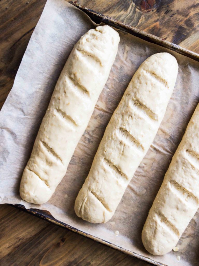 Whole Grain Flax and Millet Baguettes! Easier than you think,  and there's NOTHING like homemade bread!