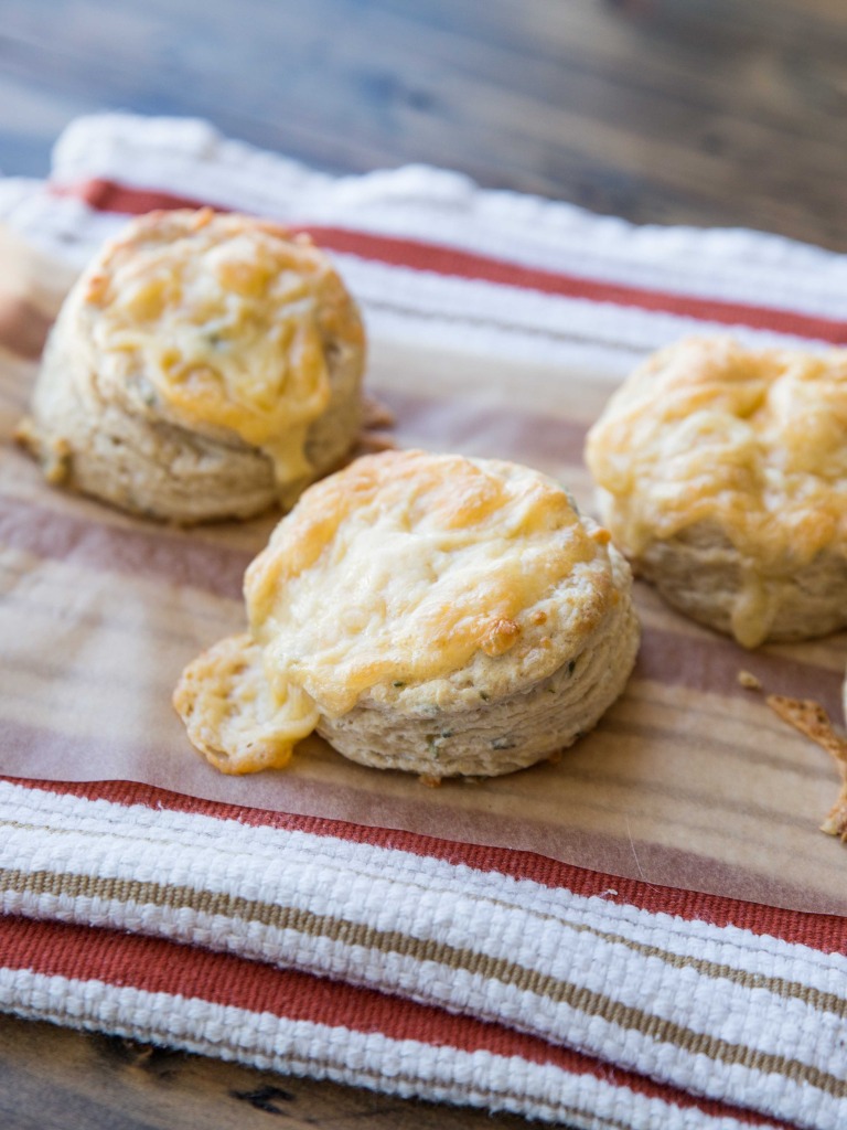 Simple Gouda and Sage Biscuits // veggieandthebeastfeast.com