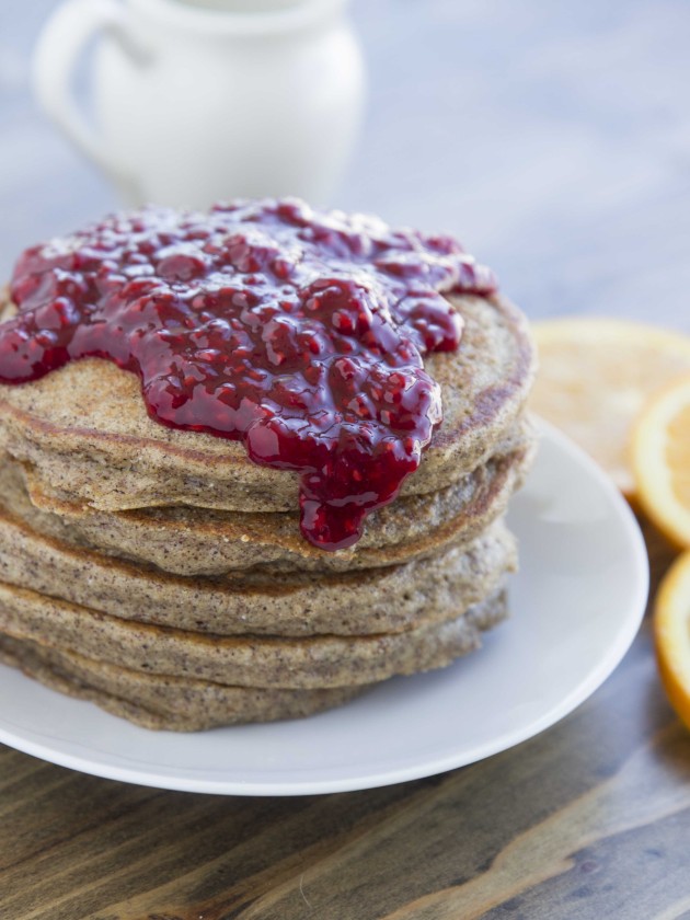 Quinoa Pancakes - The High Protein Vegetarian Cookbook