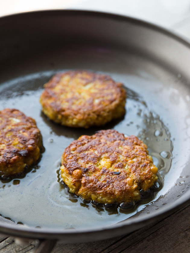 Curried Carrot Chickpea Chia Burgers // veggieandthebeastfeast.com