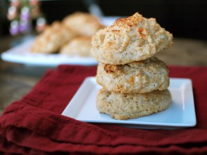 goat cheese paprika biscuits