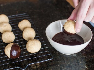 chocolate dipped coconut macaroons gluten free refined sugar free2