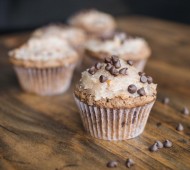 German Chocolate Cake Muffins // @veggiebeastblog