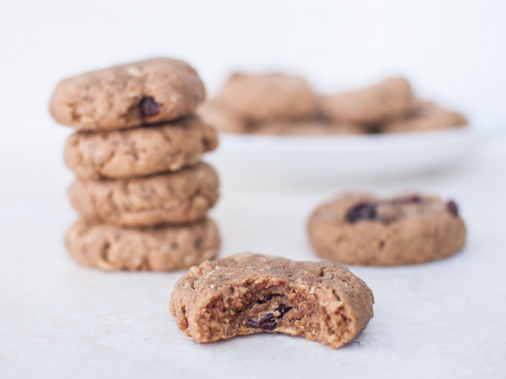 Almond Butter Oatmeal Cookies