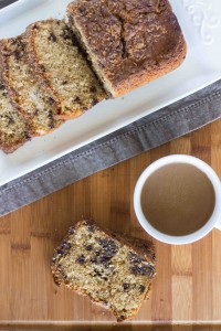 Triple Coconut Chocolate Chip Quick Bread | Veggie and the Beast