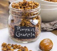 Pumpkin Butter and Brown Butter Maple Pecan Granola | Veggie and the Beast
