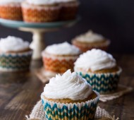 Sweet Potato Cupcakes with Salted Coconut Oil Frosting | veggieandthebeastfeast.com