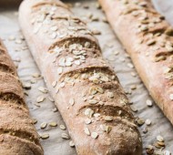 Whole Grain Flax and Millet Baguettes! Easier than you think, and there's NOTHING like homemade bread!